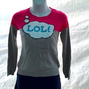 Lol girls sweater size 8/10. ( Bag J ).